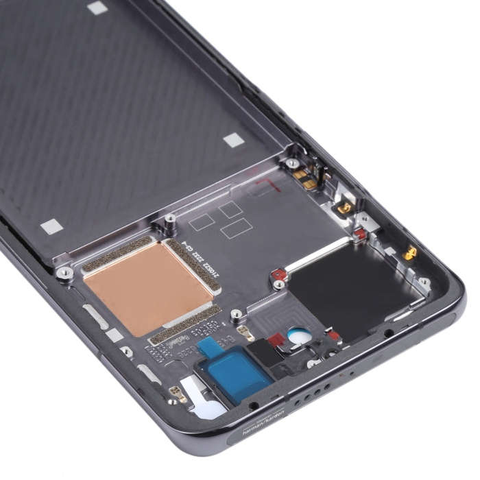 Original Front Housing LCD Frame Bezel Plate for Xiaomi Mi 11 Pro M2102K1AC (Black)