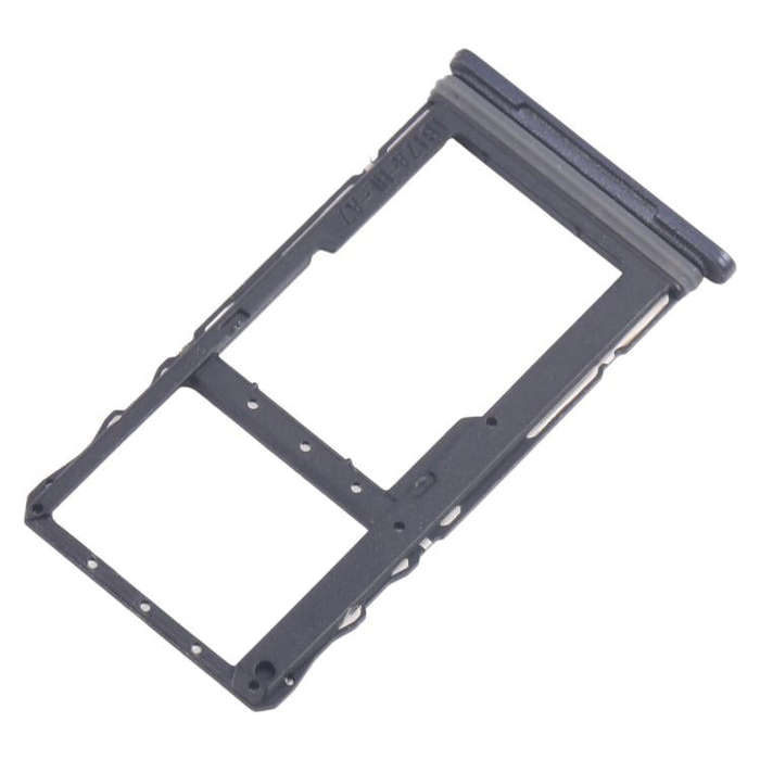 For Motorola Moto G50 SIM Card Tray + Micro SD Card Tray (Black)