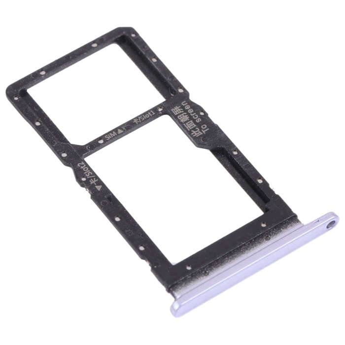 SIM Card Tray + SIM Card Tray / Micro SD Card Tray for Honor play 5T (Purple)