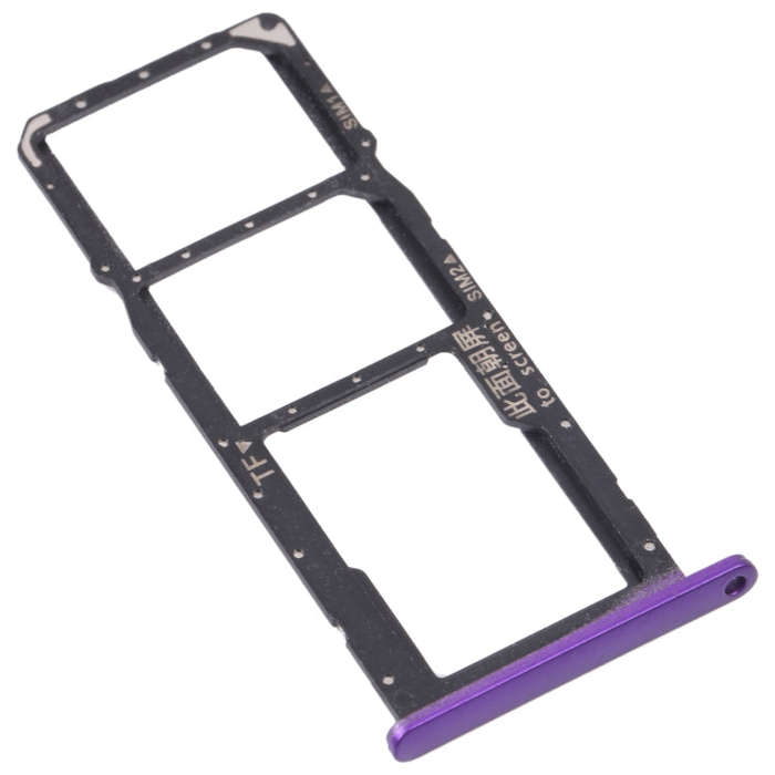 SIM Card Tray + SIM Card Tray / Micro SD Card Tray for Huawei Enjoy 20e (Purple)