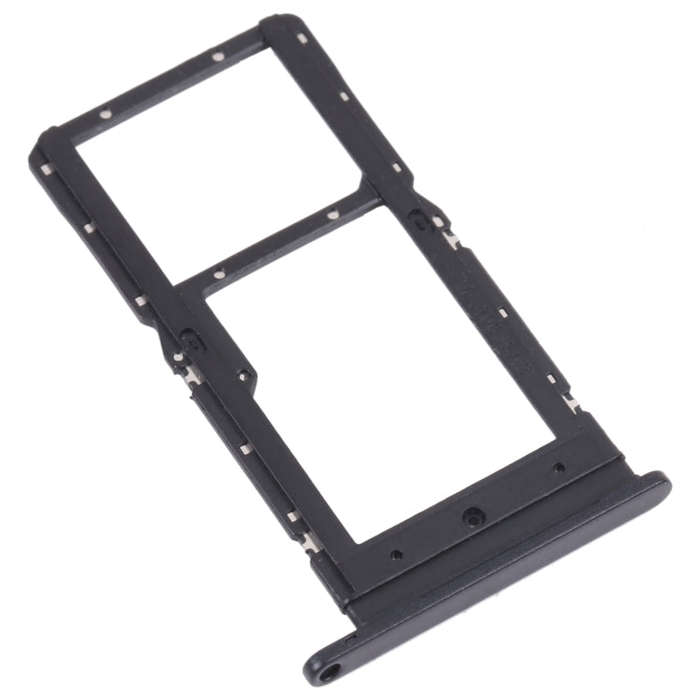 SIM Card Tray + SIM Card Tray / Micro SD Card Tray for Huawei Maimang 10 SE (Black)