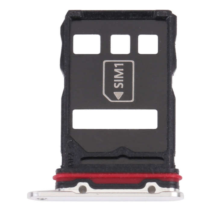 SIM Card Tray + NM Card Tray for Huawei P50 Pro (White)