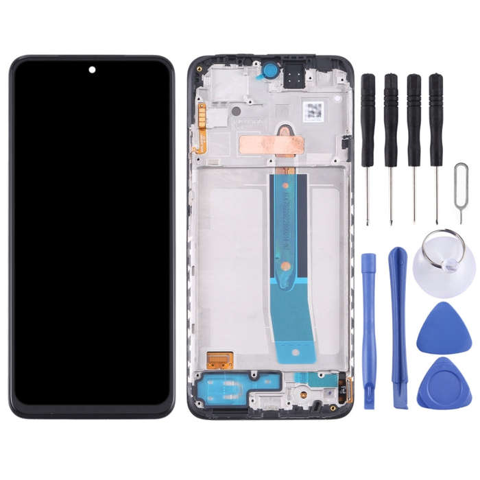 Original AMOLED LCD Screen and Digitizer Full Assembly with Frame for Xiaomi Redmi Note 11 4G 220...