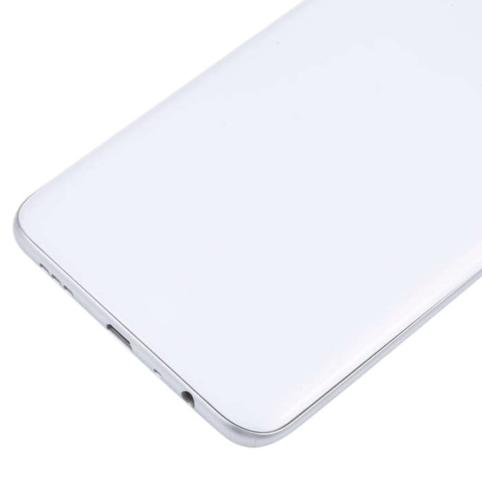 For OPPO A15/A15S/A35 Battery Back Cover with Middle Frame (White)