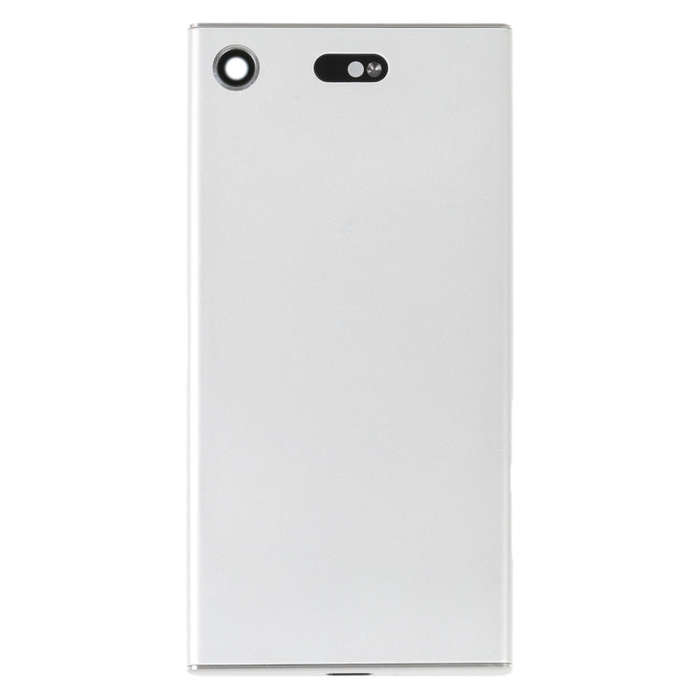Original Battery Back Cover with Camera Lens Cover for Sony Xperia XZ1 Compact(Silver)