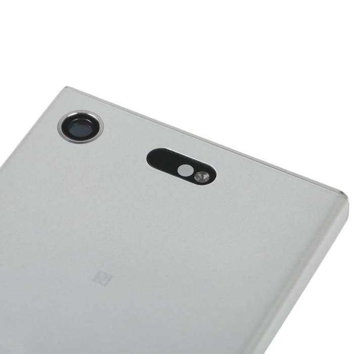 Original Battery Back Cover with Camera Lens Cover for Sony Xperia XZ1 Compact(Silver)