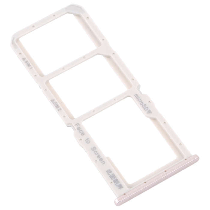 For OPPO A73 4G / F17 / A93 4G / A73 5G SIM Card Tray + SIM Card Tray + Micro SD Card Tray (Gold)