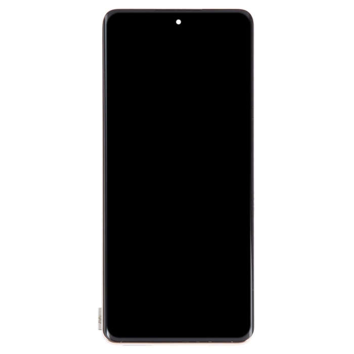 Original LCD Screen For OPPO Reno9 Digitizer Full Assembly with Frame (Gold)