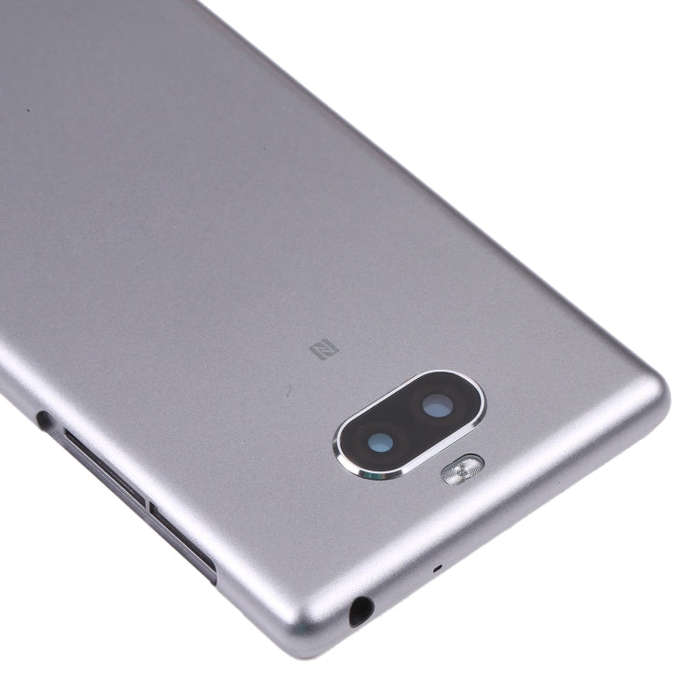 For Sony Xperia 10 Original Battery Back Cover(Silver)