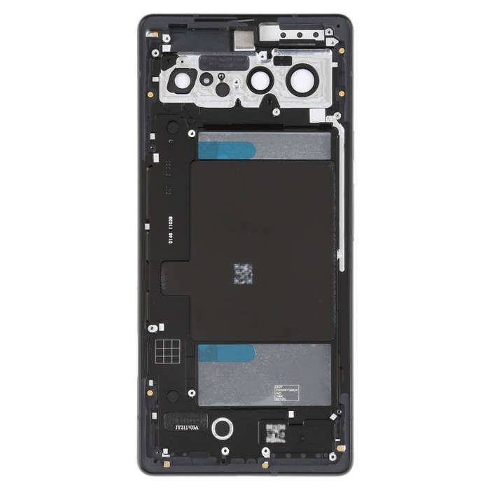 For Google Pixel 6 Battery Back Cover with Middle Frame(White)