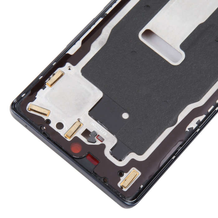 For Honor 70 Front Housing LCD Frame Bezel Plate(Black)
