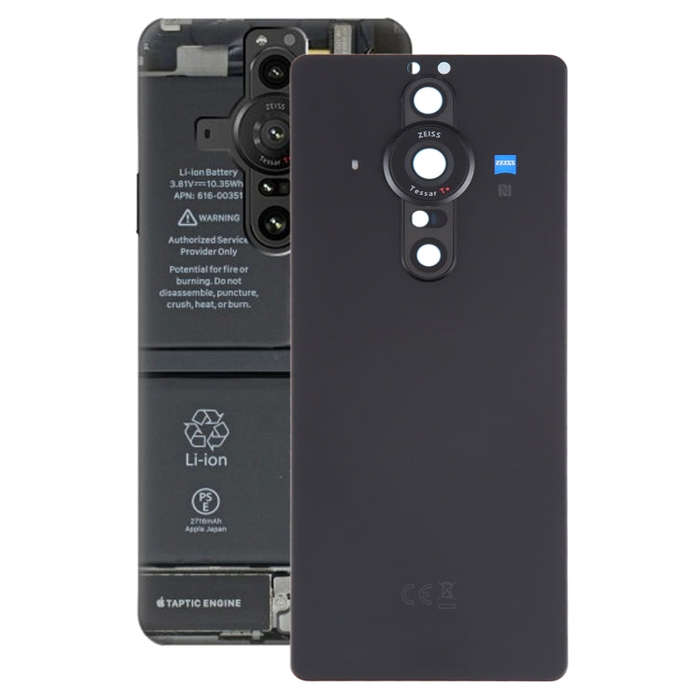 For Sony Xperia Pro-I Original Battery Back Cover with Camera Lens Cover(Black)
