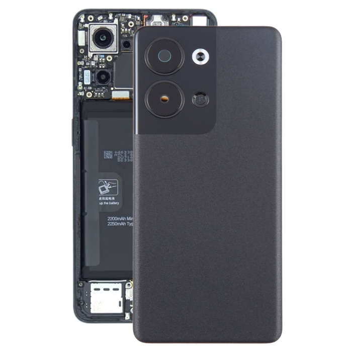 For OPPO Reno9 Original Battery Back Cover with Camera Lens Cover(Black)