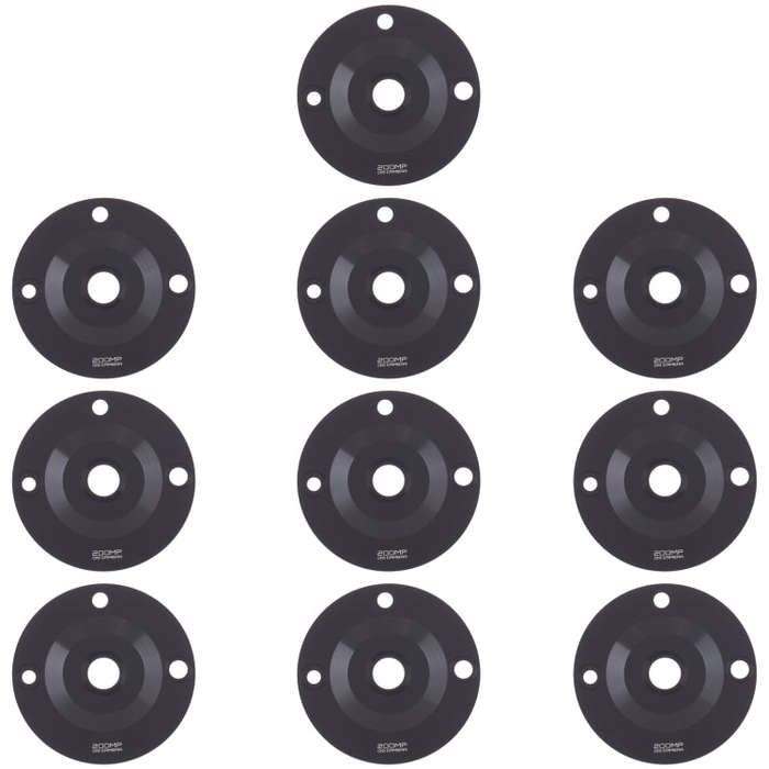 10 PCS Back Camera Lens for Realme 11 Pro+ (Black)
