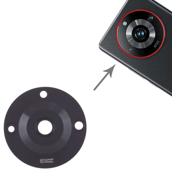 10 PCS Back Camera Lens for Realme 11 Pro+ (Black)