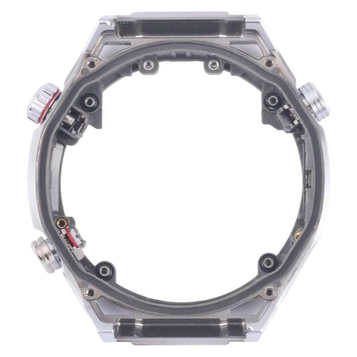 Original LCD Screen Frame Bezel Plate For Huawei Watch Ultimate(Silver)