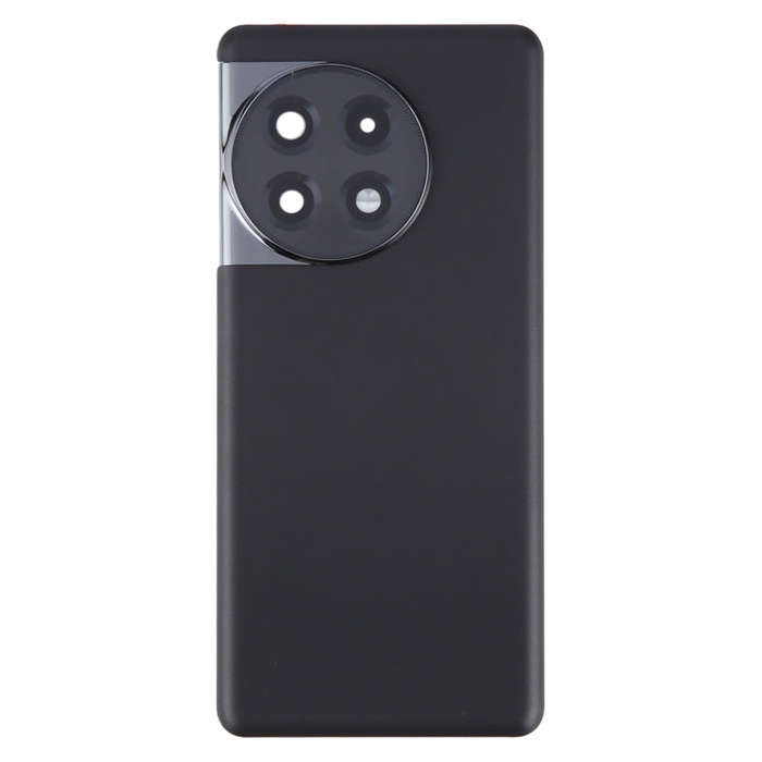 For OnePlus 11R Battery Back Cover with Camera Lens Cover(Black)