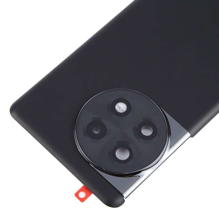 For OnePlus 11R Battery Back Cover with Camera Lens Cover(Black)