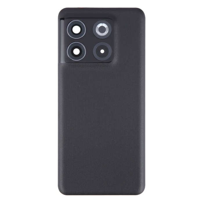 For OnePlus 10T Battery Back Cover with Camera Lens Cover(Black)
