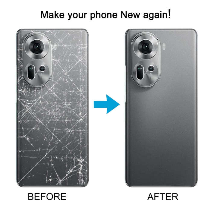For OPPO Reno11 5G Original Battery Back Cover with Camera Lens Cover(Green)