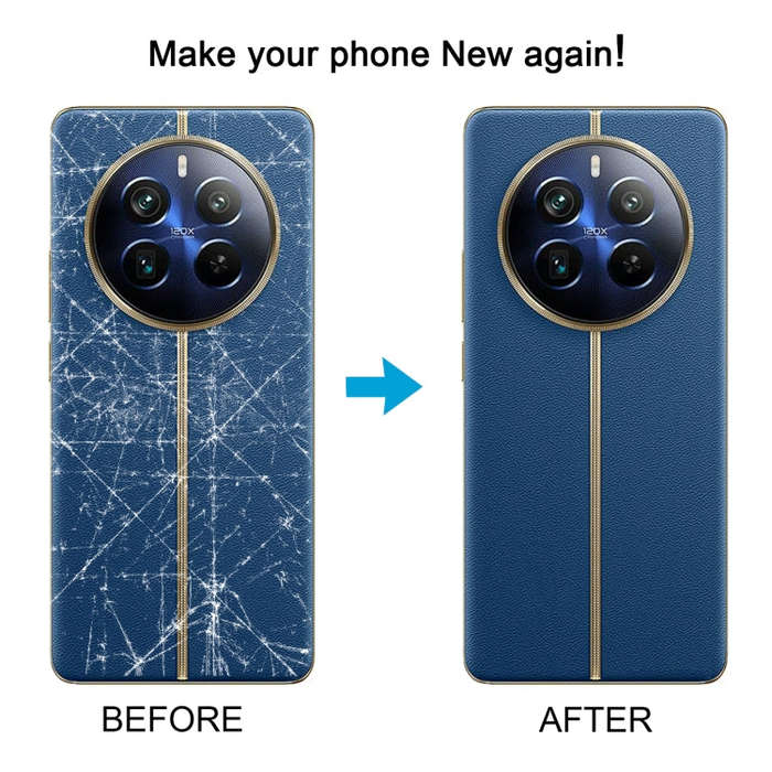 For Realme 12 Pro+ Original Battery Back Cover with Camera Lens Cover(Dark Blue)