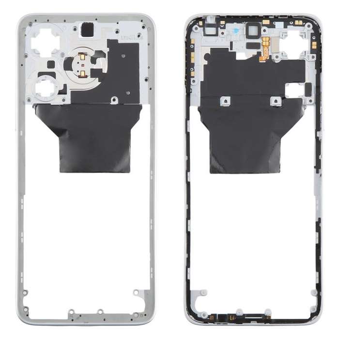 For Xiaomi Redmi Note 13R Original Middle Frame Bezel Plate (Silver)
