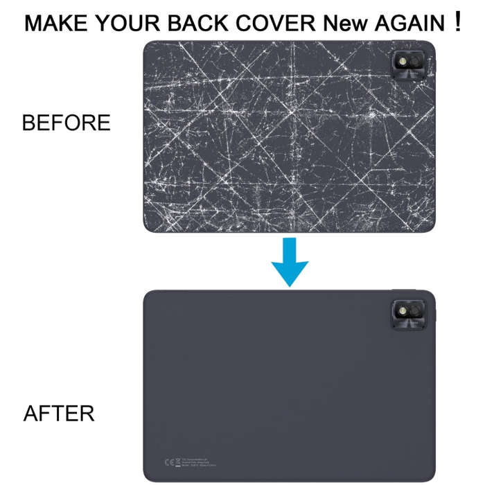 For TCL Tab 10s 4G Original Battery Back Cover(Black)