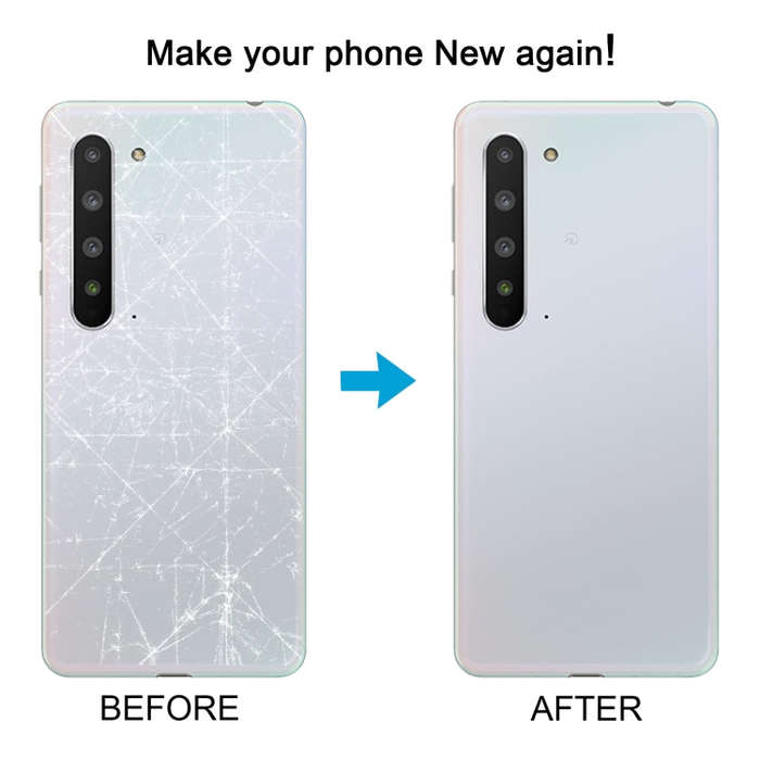 For Sharp Aquos R5G Original Battery Back Cover(White)