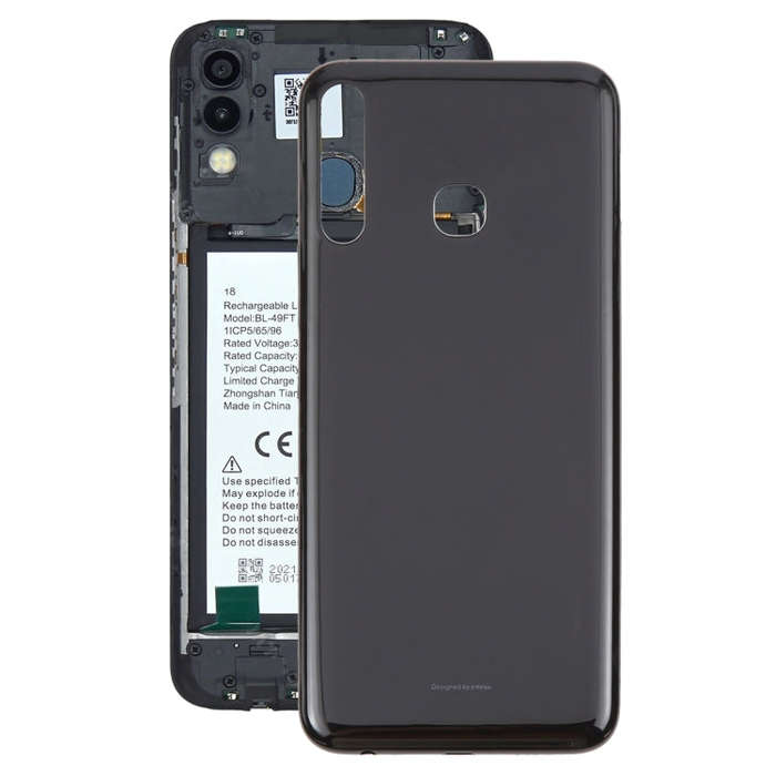For Infinix Hot 8 Lite X650 Original Battery Back Cover(Black)