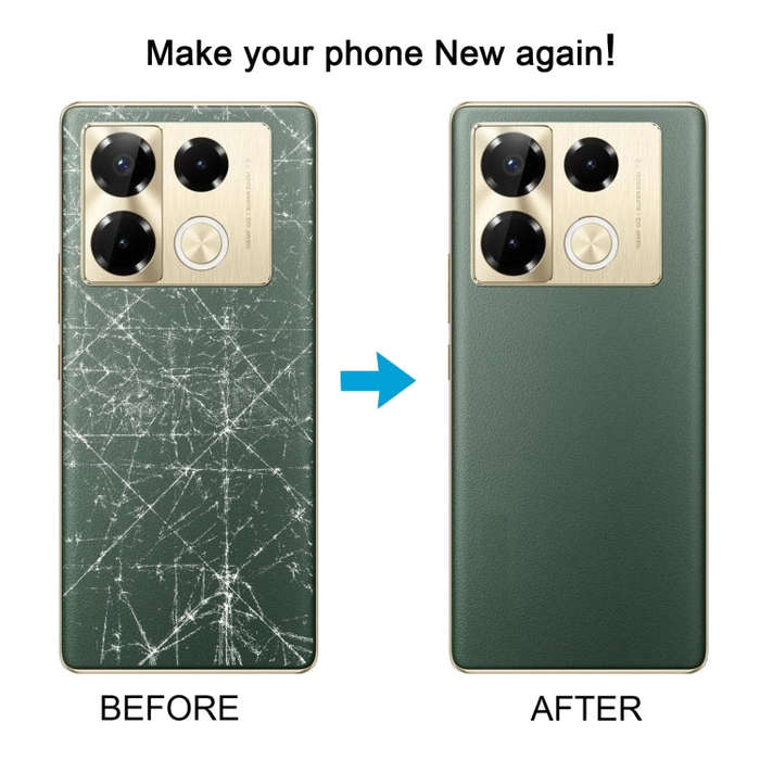 For Infinix Note 40 Pro 5G X6851 Original Battery Back Cover(Gold)