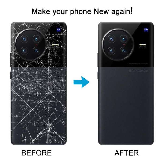 For vivo X90 OEM Battery Back Cover(Black)