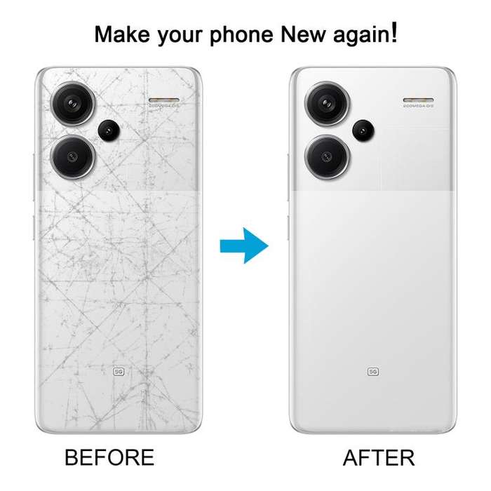 For Xiaomi Redmi Note 13 Pro+ 5G OEM Battery Back Cover(White)