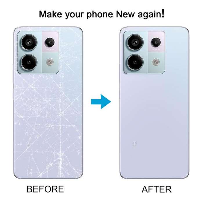 For Xiaomi Redmi Note 13 Pro 5G OEM Battery Back Cover(White)
