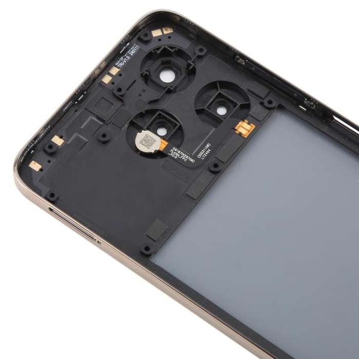For ZTE Axon 60 / V60 Z2356 Glass Battery Back Cover with Middle Frame / Camera Lens Cover(Gold)