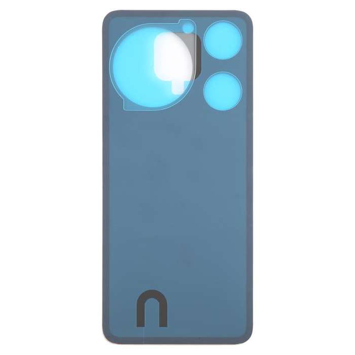 For ZTE nubia Music Z2353 Glass Battery Back Cover with Adhesive(Yellow)