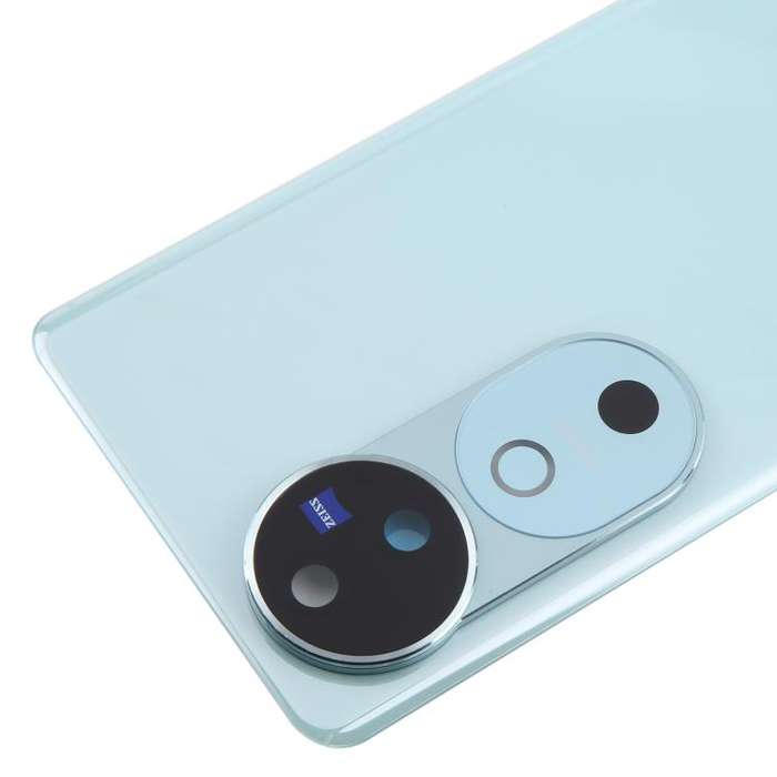 For vivo V40 Battery Back Cover with Camera Lens Cover(Blue)