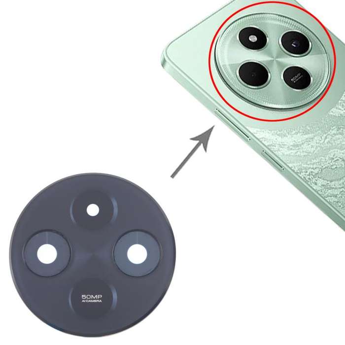 For Xiaomi Poco C75 5G Original Rear Camera Lens Cover (Black)
