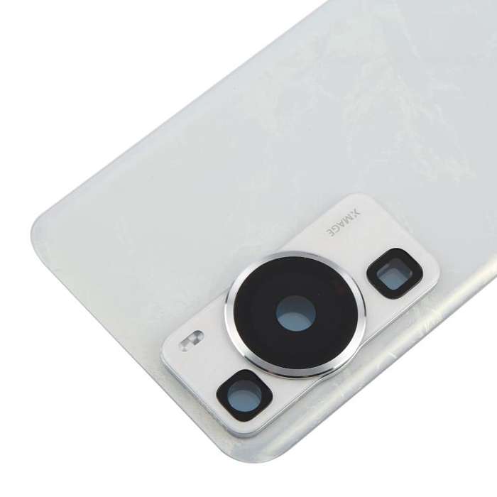 For Huawei P60 Battery Back Cover with Camera Lens Cover(White)