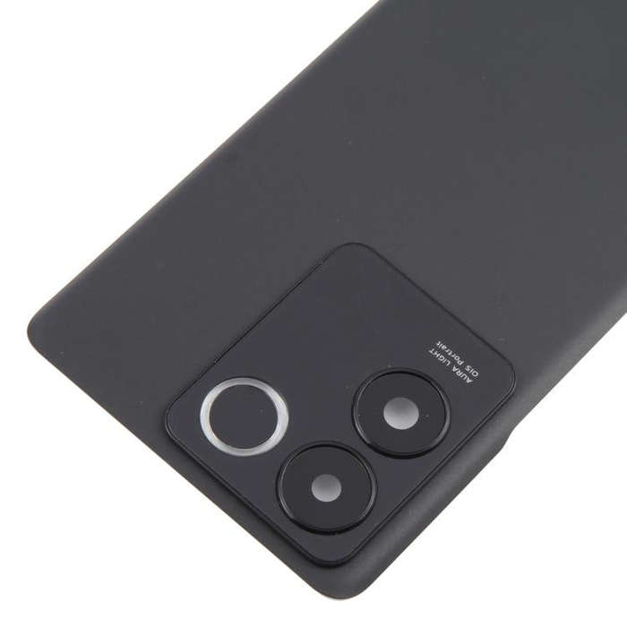 For vivo S17e Battery Back Cover with Camera Lens Cover(Black)