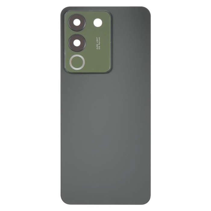 For vivo V29e Back Cover with Camera Lens Cover(Black)