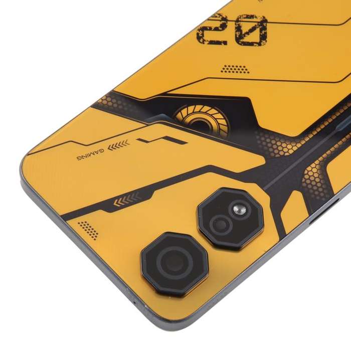 For ZTE nubia Neo 2 Z2352N Plastic Battery Back Cover with Camera Lens Cover(Yellow)