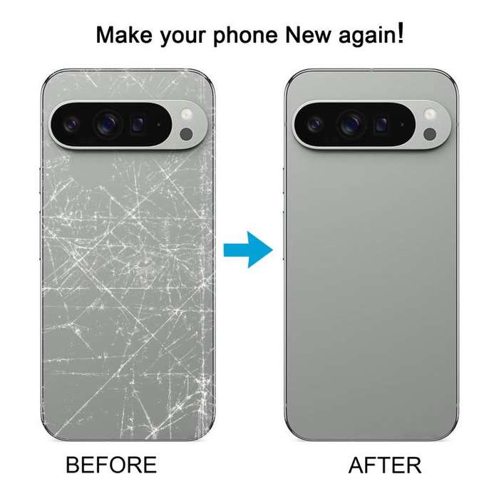 For Google Pixel 9 Pro XL Original Back Cover(Gray)