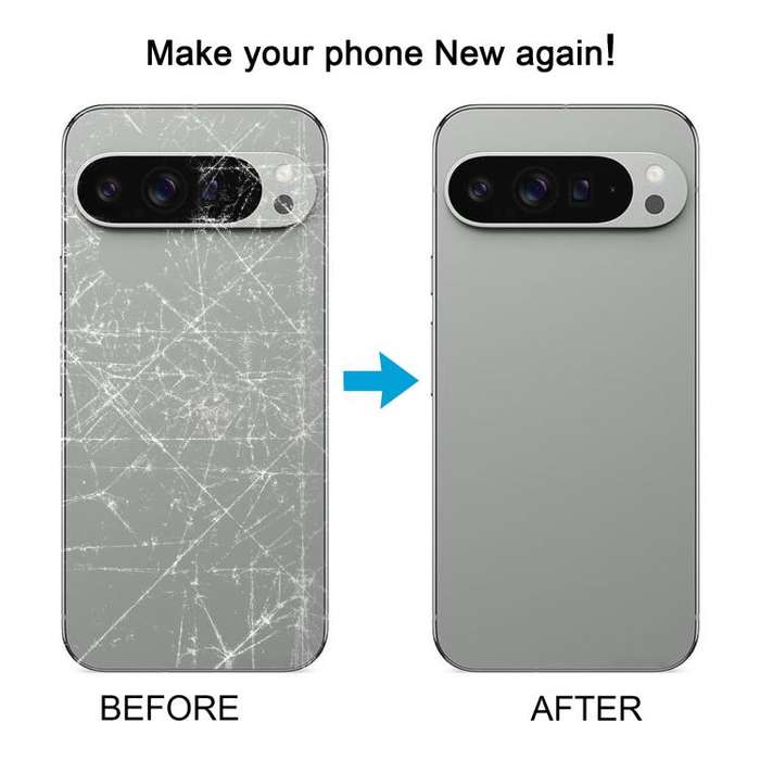For Google Pixel 9 Pro Original Back Cover(Gray)