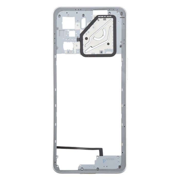 For ZTE nubia Neo 3 Plastic Middle Frame Bezel Plate (Silver)