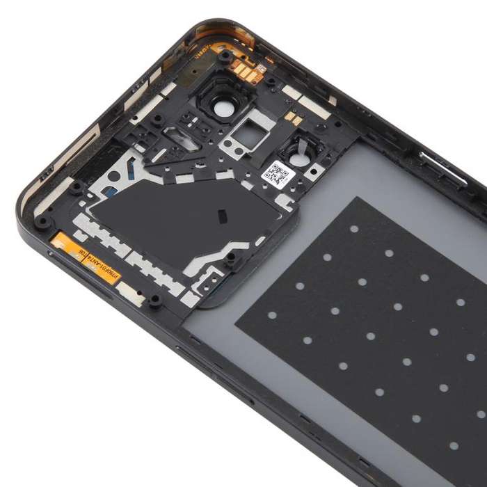 For ZTE nubia Neo 3 Plastic Battery Back Cover with Middle Frame / Camera Lens Cover(Black)