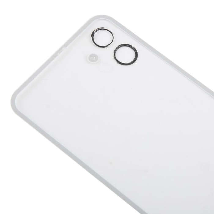 For Nothing Phone 1 A063 Glass Battery Back Cover(Transparent white)