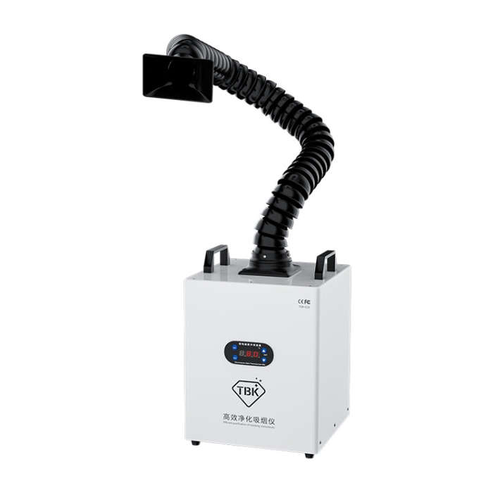 TBK618 220V Soldering Fume Extractor Industrial Soldering Iron Fume Laser Marking Fume Extractor ...