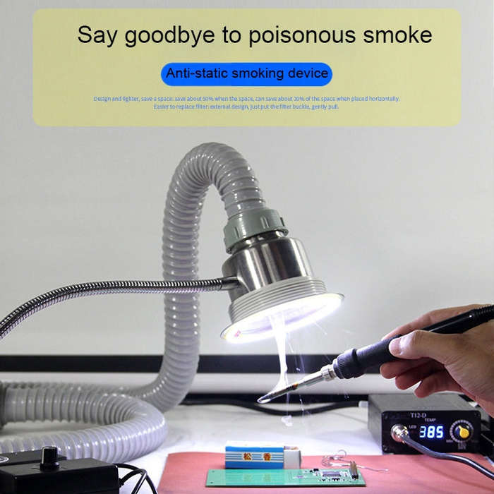 TBK Anti-static Sucking Smoke Instrument Mobile Phone Chip Circuit Board Welding Smoke Evacuator