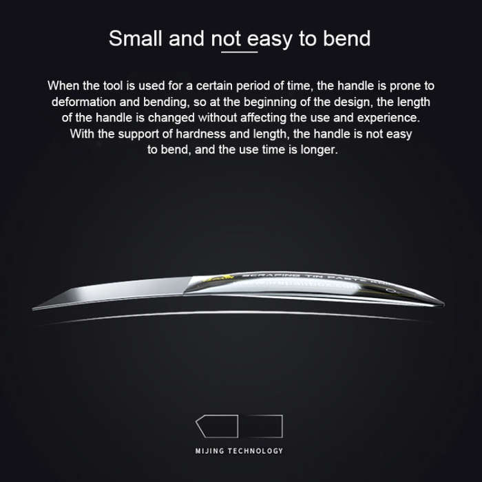 Mijing 2 in 1 Non Magnetic Svraping Tin Knife