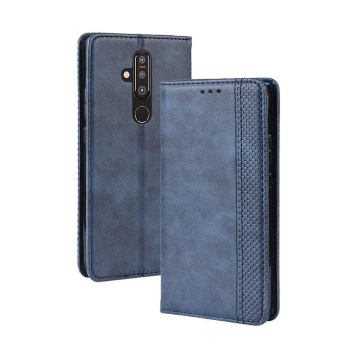 Magnetic Buckle Retro Crazy Horse Texture Horizontal Flip Leather Case for Nokia X71 / 8.1 Plus, ...